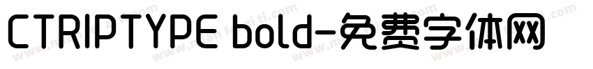 CTRIPTYPE bold字体转换
